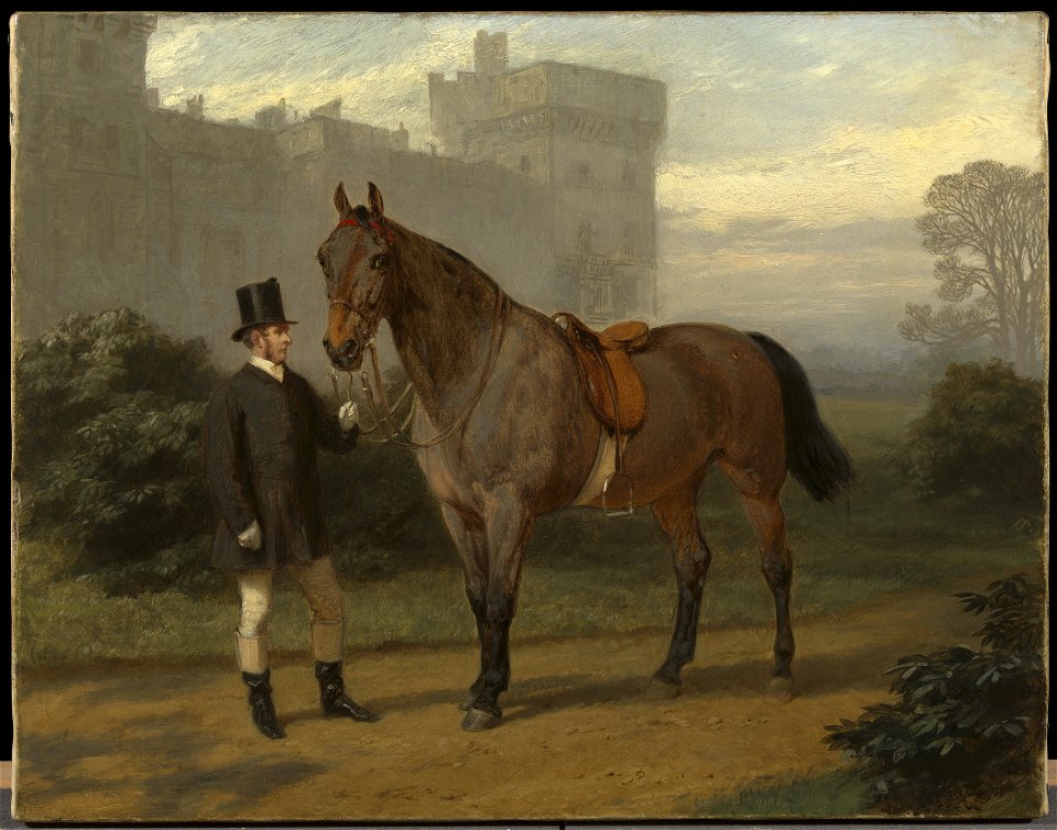 George Housman Thomas (1824-68) - Violet with William Daborn - RCIN 408929 - Royal Collection