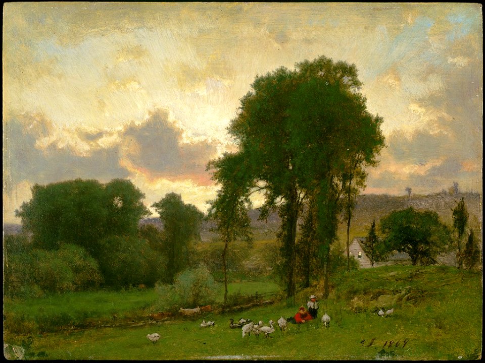 George Inness - Durham, Connecticut - 1949.127 - Fogg Museum
