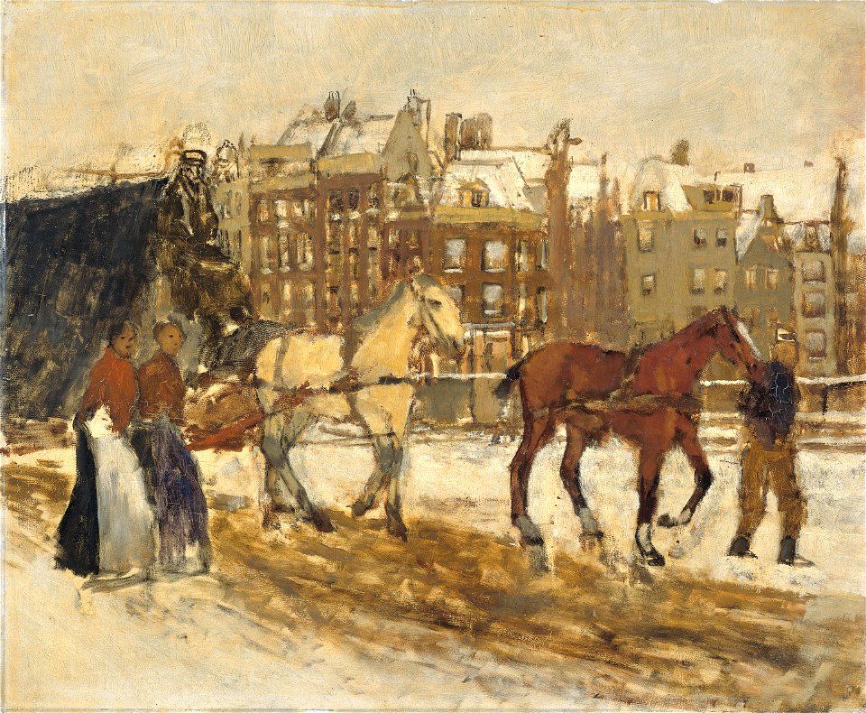 George Hendrik Breitner - Het Rokin te Amsterdam3