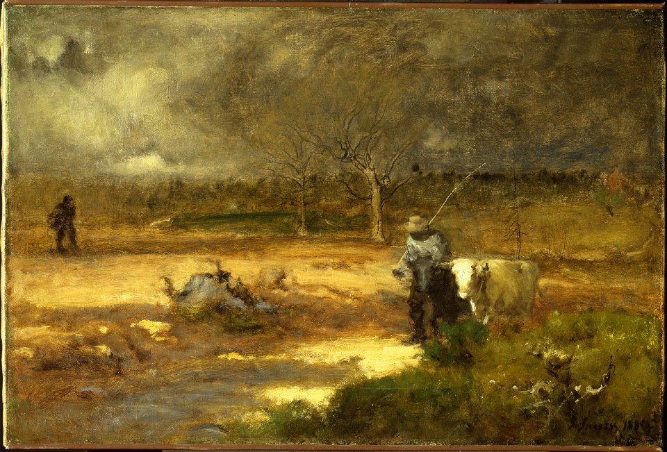 George Inness - Homeward - Google Art Project