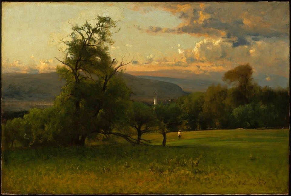 George Inness - The Church Spire - 20.1863 - Museum of Fine Arts