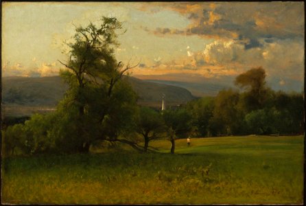George Inness - The Church Spire - 20.1863 - Museum of Fine Arts