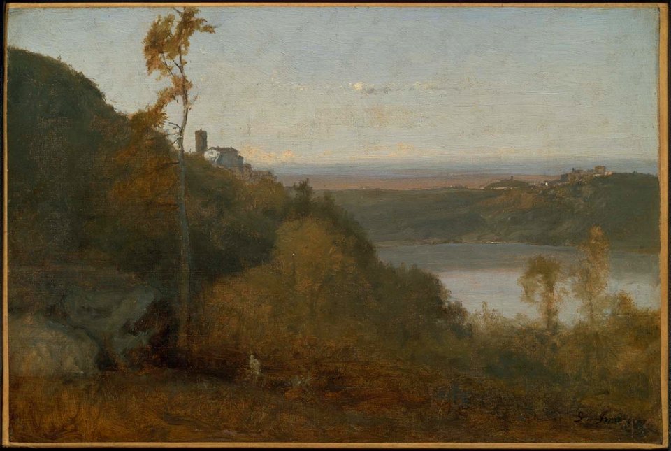 George Inness - Lake Nemi - 21.290 - Museum of Fine Arts