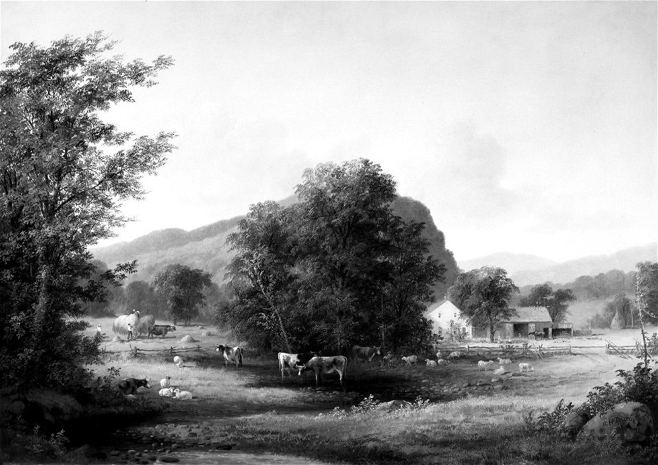 George Henry Durrie - Summer Landscape - 47.1261 - Museum of Fine Arts