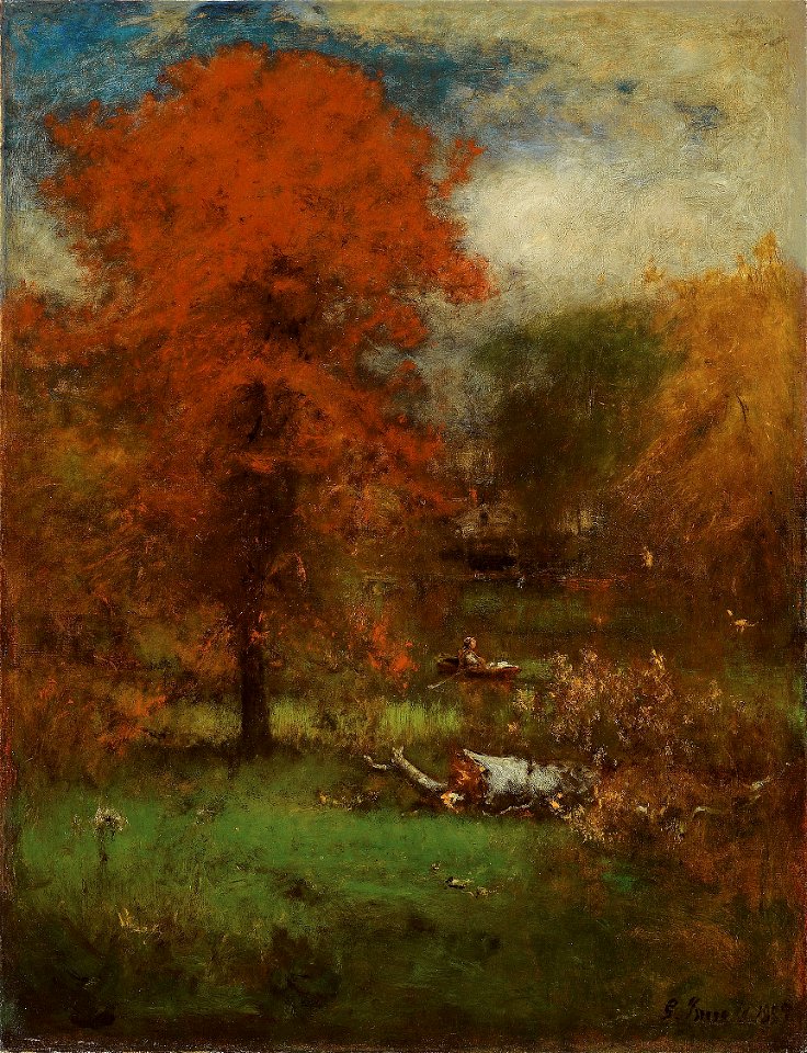 George Inness - The Mill Pond - 1911.30 - Art Institute of Chicago