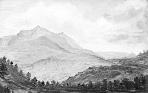 George John Douglas Campbell, 8th Duke of Argyll (1823–1900) - A view of Lochnagar - RCIN 404203 - Royal Collection