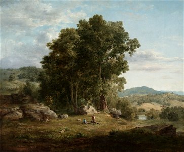 George Inness - The Wood Chopper - 1963.501 - Cleveland Museum of Art