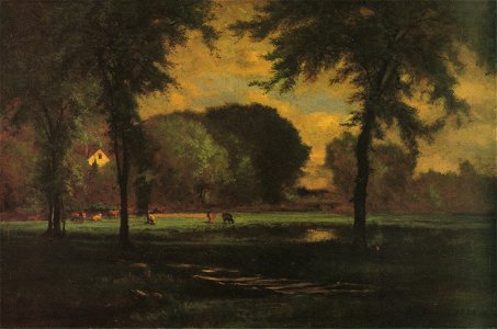 George Inness - The Pasture (1864)