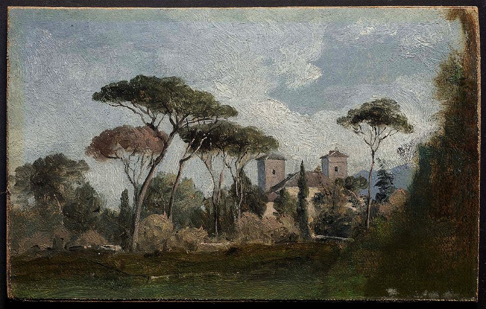 George Inness - Villa Borghese, Rome - 21.99 - Museum of Fine Arts
