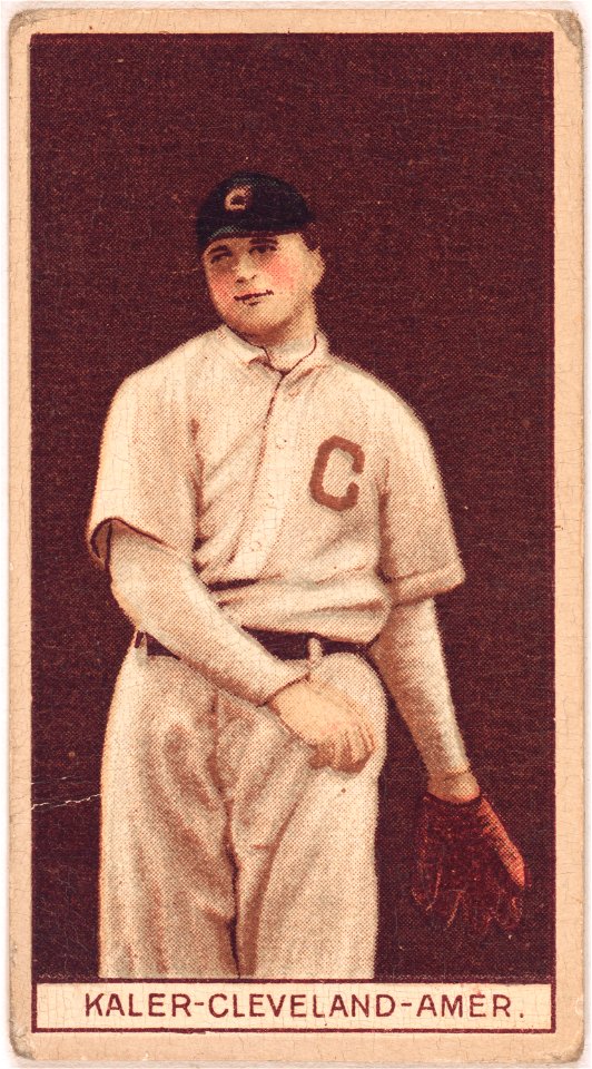 George Kahler, Cleveland Naps, baseball card portrait LCCN2008678355