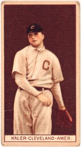 George Kahler, Cleveland Naps, baseball card portrait LCCN2008678355
