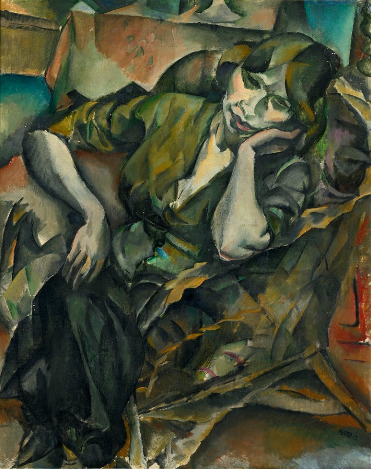 George Kars, Woman in an Armchair, 1912