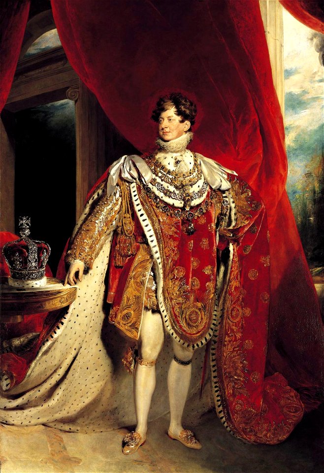 George IV 1821 color