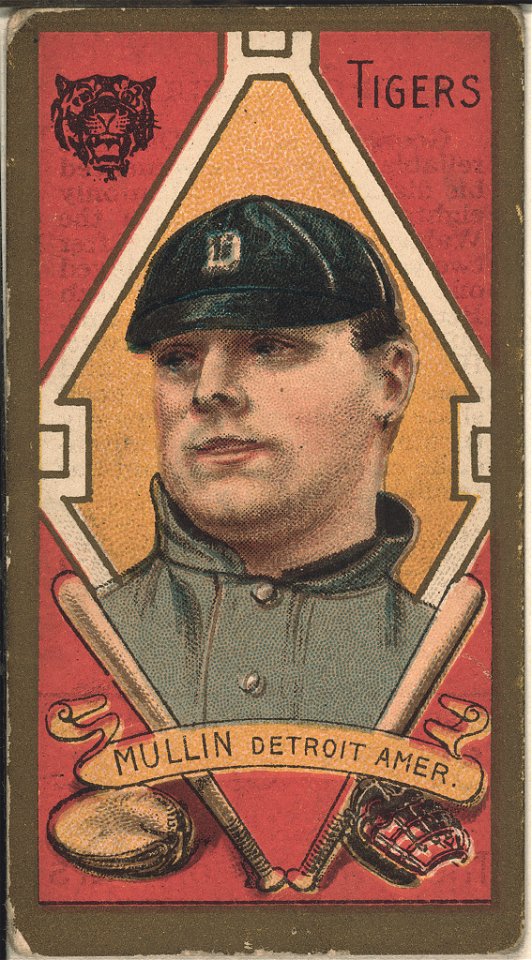 George J. Mullin, Detroit Tigers, baseball card portrait LCCN2008677866