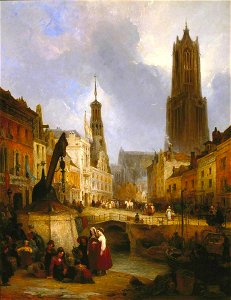 George Jones (1786-1869) - Utrecht - N00392 - National Gallery. Free illustration for personal and commercial use.