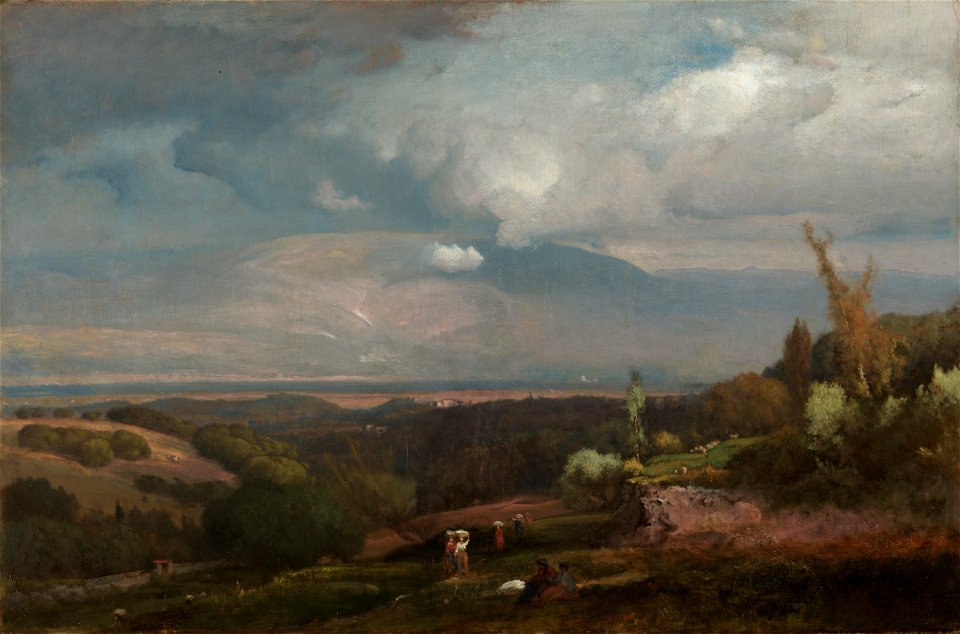 George Inness - Approaching Storm from the Alban Hills - 1927.396 - Cleveland Museum of Art