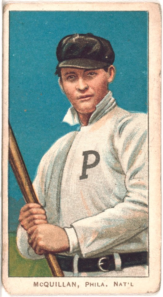George McQuillan, Philadelphia Phillies, baseball card portrait LCCN2008676532