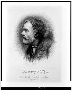 George Meredith - etched by Hollyer from photo by F. Hollyer. LCCN92512466