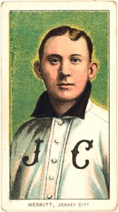 George Merritt, Jersey City Team, baseball card portrait LCCN2008676942