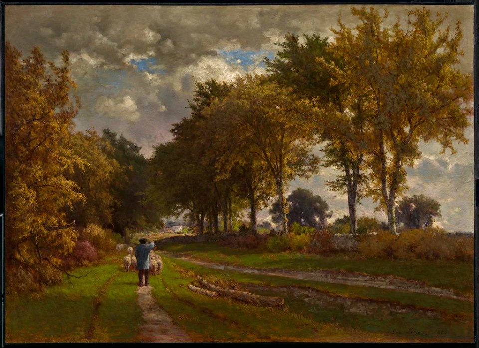 George Inness - The Road to the Farm - 24.221 - Museum of Fine Arts