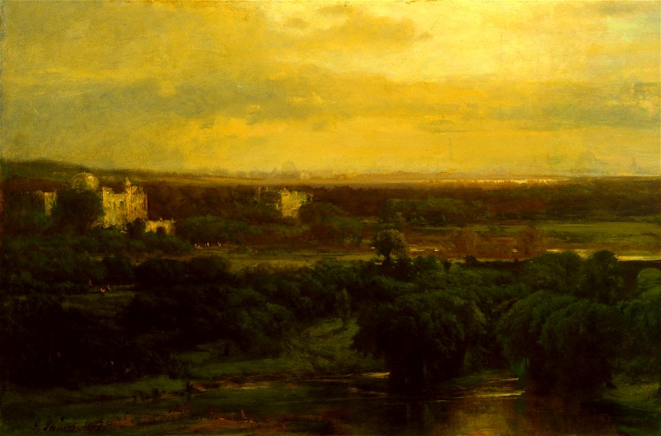 George Inness - The Valley of the Olives - Walters 37112