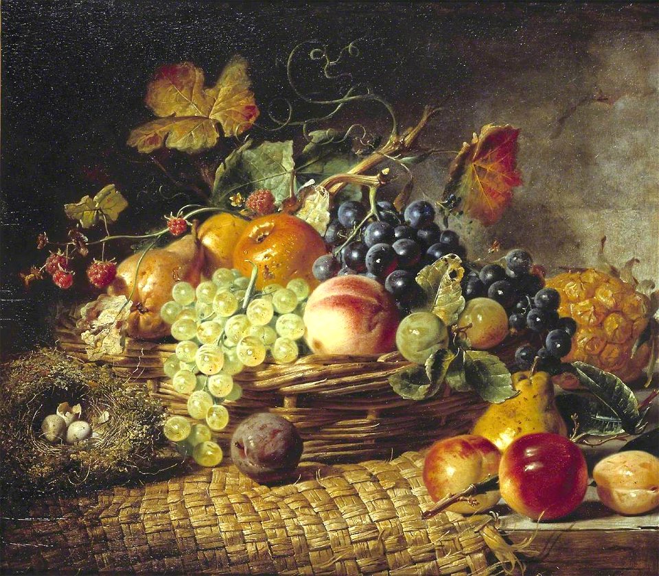 George Lance (1802-1864) - Fruit ('The Autumn Gift') - N00441 - National Gallery