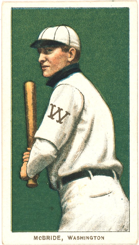 George McBride, Washington Nationals, baseball card portrait LCCN2008676857