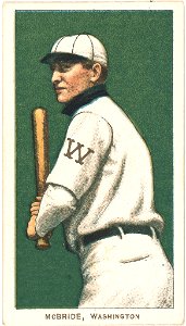 George McBride, Washington Nationals, baseball card portrait LCCN2008676857