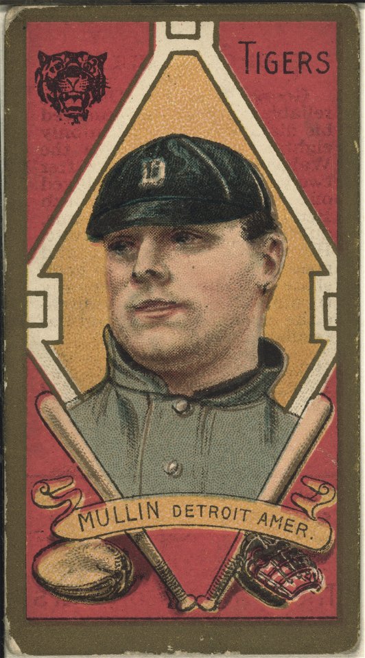 George J. Mullin, Detroit Tigers, baseball card portrait LCCN2008677866