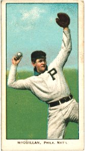 George McQuillan, Philadelphia Phillies, baseball card portrait LCCN2008676531
