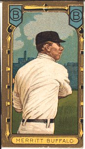 George Merritt, Buffalo Team, baseball card portrait LCCN2008677908
