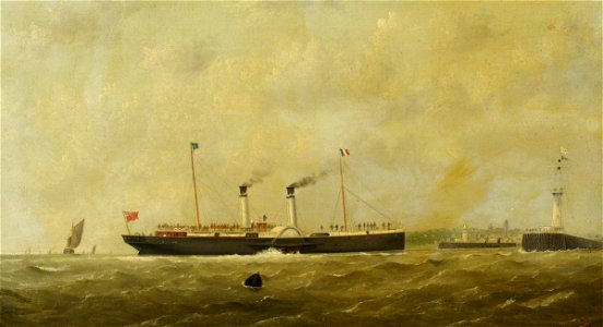 George Mears (1826-1906) - The Paddle Steamer 'Mary Beatrice' - BHC3479 - Royal Museums Greenwich