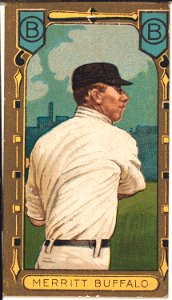 George Merritt, Buffalo Team, baseball card portrait LCCN2008677908