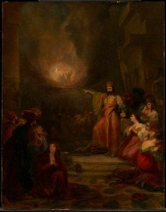 George Jones (1786-1869) - The Burning Fiery Furnace - N00389 - National Gallery