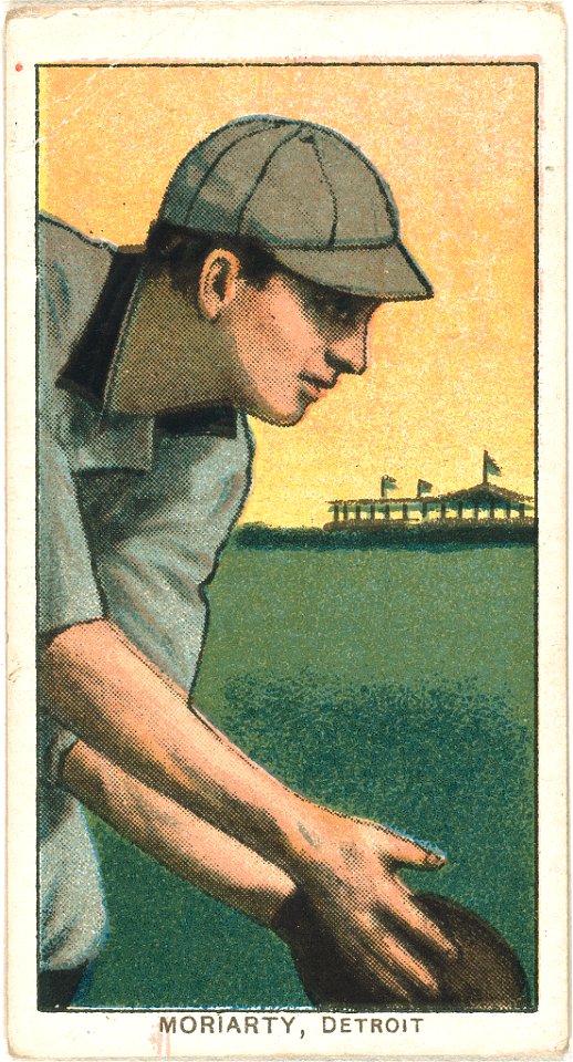 George Moriarty, Detroit Tigers, baseball card portrait LCCN2008676593