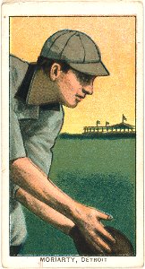 George Moriarty, Detroit Tigers, baseball card portrait LCCN2008676593