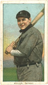 George Mullin, Detroit Tigers, baseball card portrait LCCN2008676595