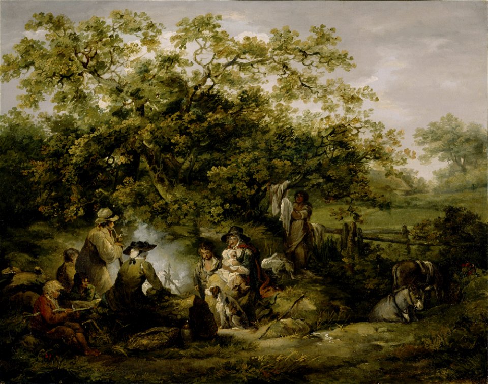 George Morland - Gypsy Encampment - F67.9 - Detroit Institute of Arts