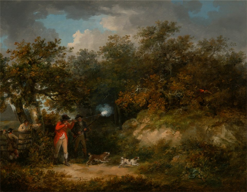 George Morland - Pheasant Shooting - Google Art Project