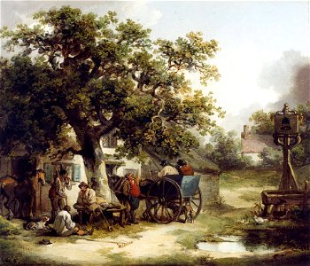 George Morland - The Bell Inn, Kilburn