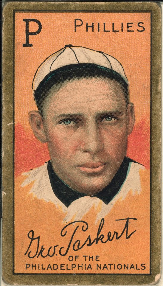 George Paskert, Philadelphia Phillies, baseball card portrait LCCN2008677396