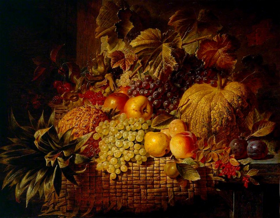 George Lance (1802-1864) - Fruit ('The Summer Gift') - N00443 - National Gallery