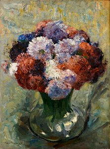 George Mosson - Chrysanthemen in kugeliger Vase - BG-M 12103-14 - Berlinische Galerie