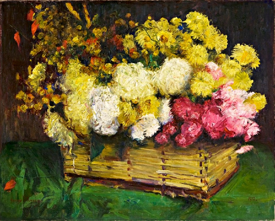 George Mosson - Blumen im Spankorb - BG-M 12126-14 - Berlinische Galerie