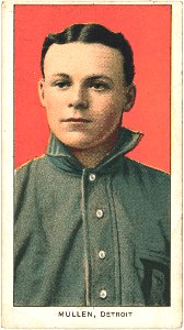 George Mullin, Detroit Tigers, baseball card portrait LCCN2008676594