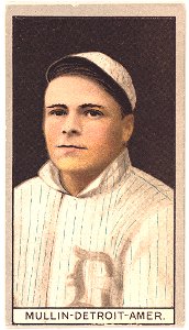 George Mullin, Detroit Tigers, baseball card portrait LCCN2008678368