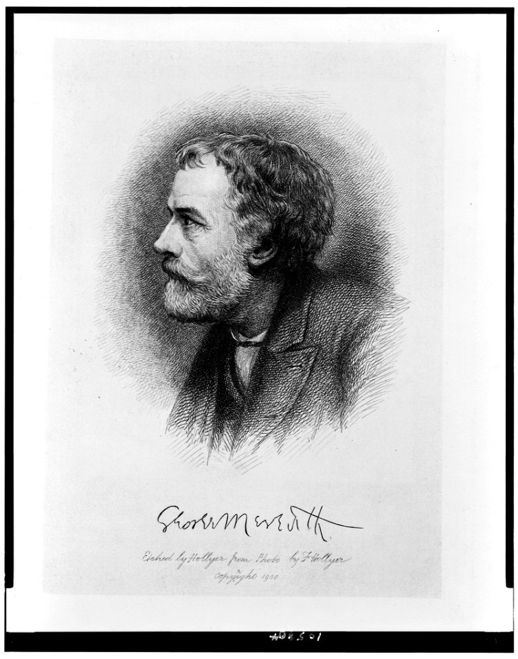 George Meredith - etched by Hollyer from photo by F. Hollyer. LCCN92512466