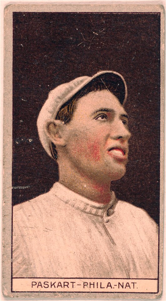 George Paskert, Philadelphia Phillies, baseball card portrait LCCN2008677926