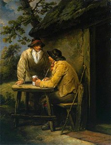 George Morland (1763-1804) - Outside the Ale-House Door - N02639 - National Gallery