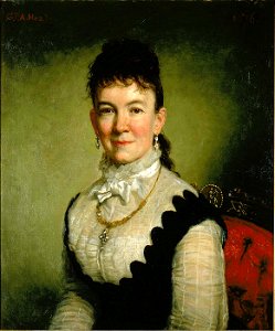 George Peter Alexander Healy - Mrs. Albert J. Myer (Catherine Walden) - 1934.6.2 - Smithsonian American Art Museum